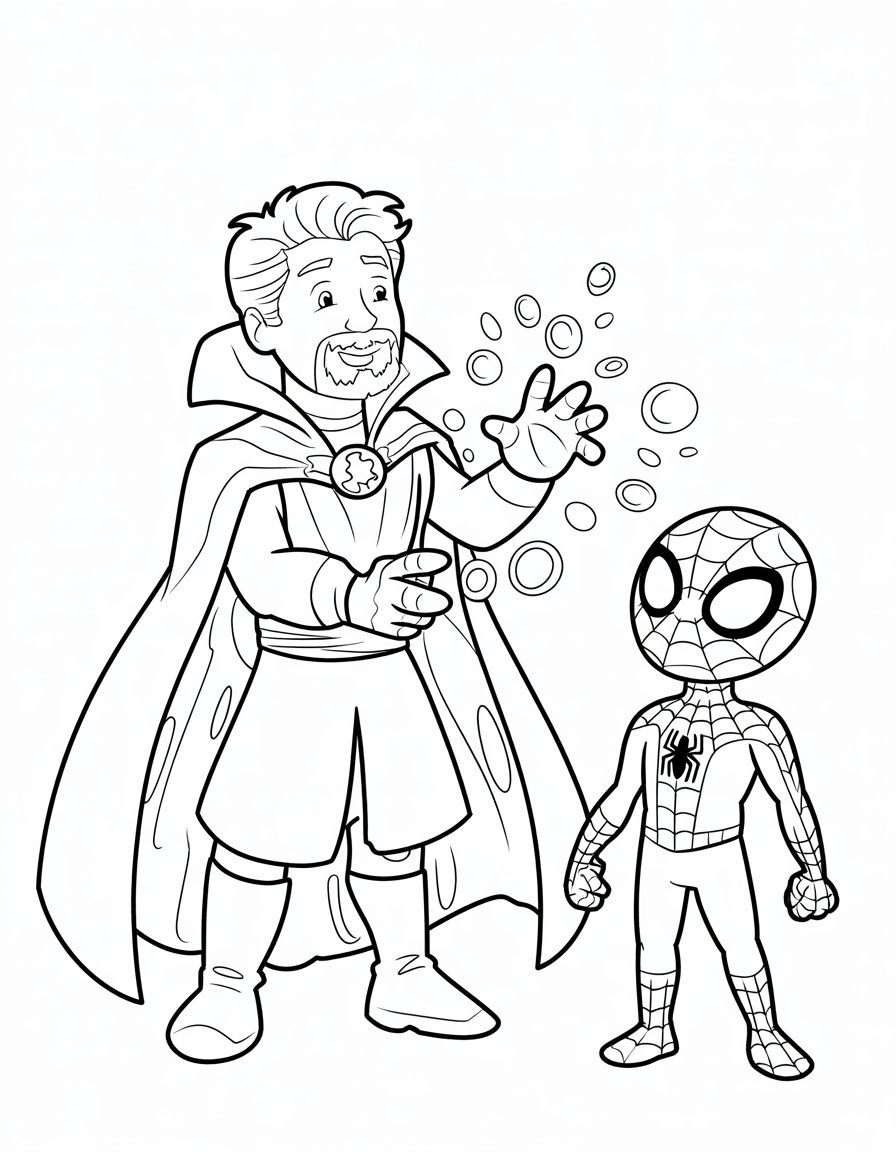Spider-Man with Doctor Strange